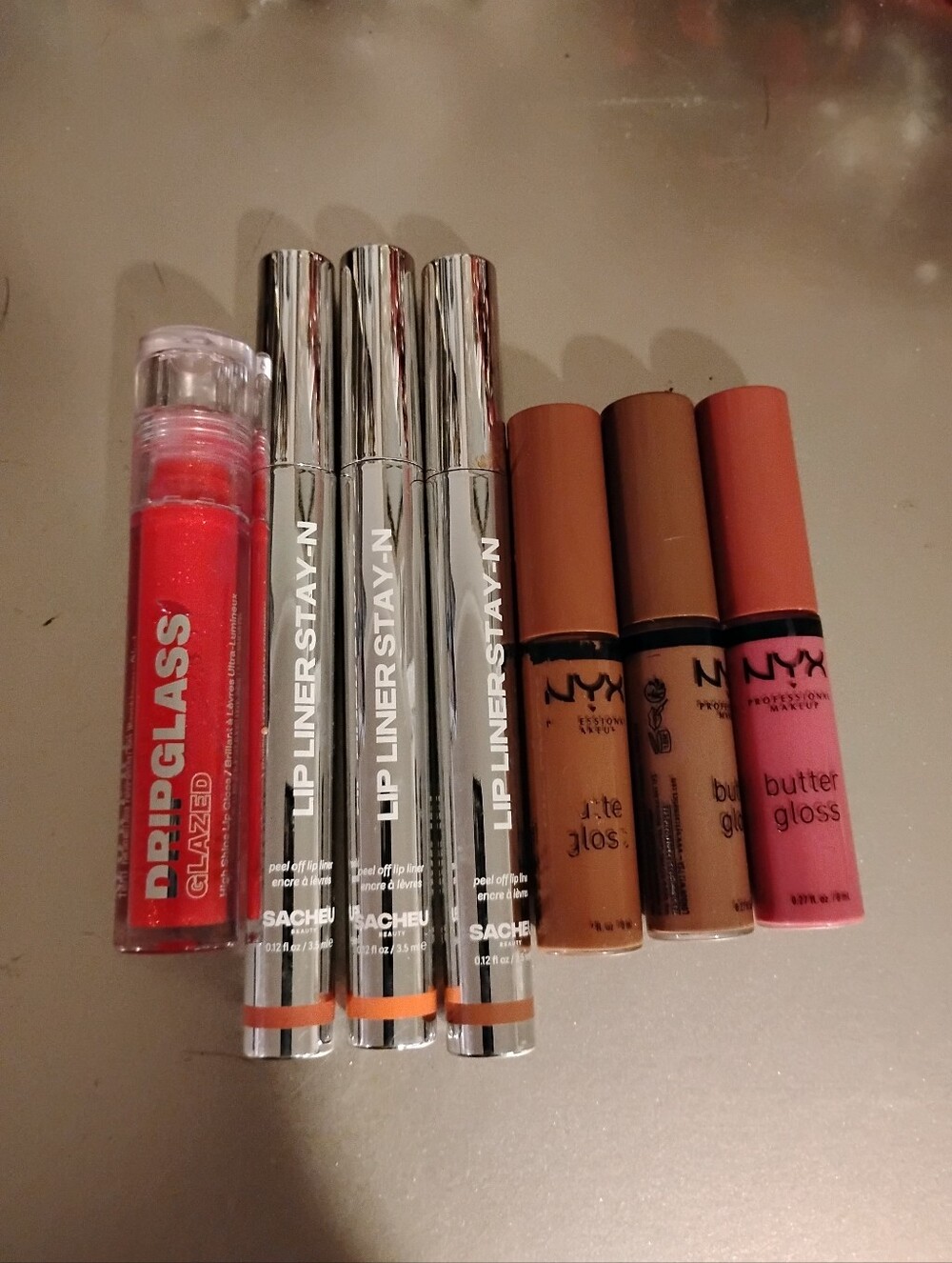 NYX Pink Butter Gloss & Lip Liner Set - Pink and Red Shades